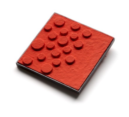 Red, brooch, 2012